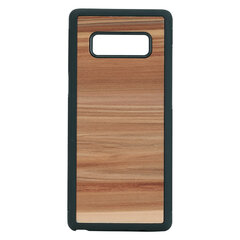 Man&Wood Nugarėlė skirta Samsung Galaxy Note 8, Cappuccino, Juoda kaina ir informacija | Telefono dėklai | pigu.lt
