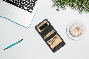 MAN&WOOD SmartPhone case Galaxy Note 8 white ebony black цена и информация | Чехлы для телефонов | pigu.lt