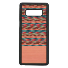 MAN&WOOD SmartPhone case Galaxy Note 8 browny check black цена и информация | Чехлы для телефонов | pigu.lt