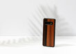 Man&Wood Nugarėlė skirta Samsung Galaxy S10 Plus, Ebony, ruda kaina ir informacija | Telefono dėklai | pigu.lt