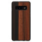 Man&Wood Nugarėlė skirta Samsung Galaxy S10 Plus, Ebony, ruda цена и информация | Telefono dėklai | pigu.lt