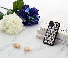 iKins SmartPhone case iPhone XS/S pyramid black цена и информация | Чехлы для телефонов | pigu.lt