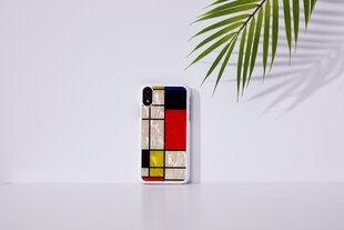 iKins SmartPhone case iPhone XS/S mondrian white цена и информация | Чехлы для телефонов | pigu.lt
