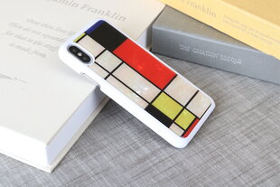 iKins SmartPhone case iPhone XS/S mondrian white цена и информация | Чехлы для телефонов | pigu.lt