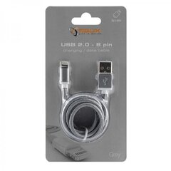 Sbox IPH7-GR, USB 2.0 8-Pin, 1,5 m kaina ir informacija | Laidai telefonams | pigu.lt