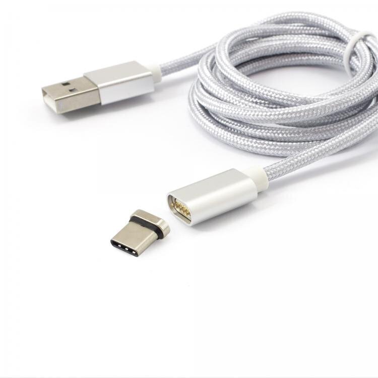 Sbox TYPEC-MAG, Magnetic USB 2.0 Cable A - Type C M/M, 1m kaina ir informacija | Laidai telefonams | pigu.lt