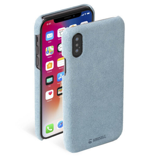 Krusell Broby Cover, skirtas Apple iPhone X/XS, Mėlyna kaina ir informacija | Telefono dėklai | pigu.lt