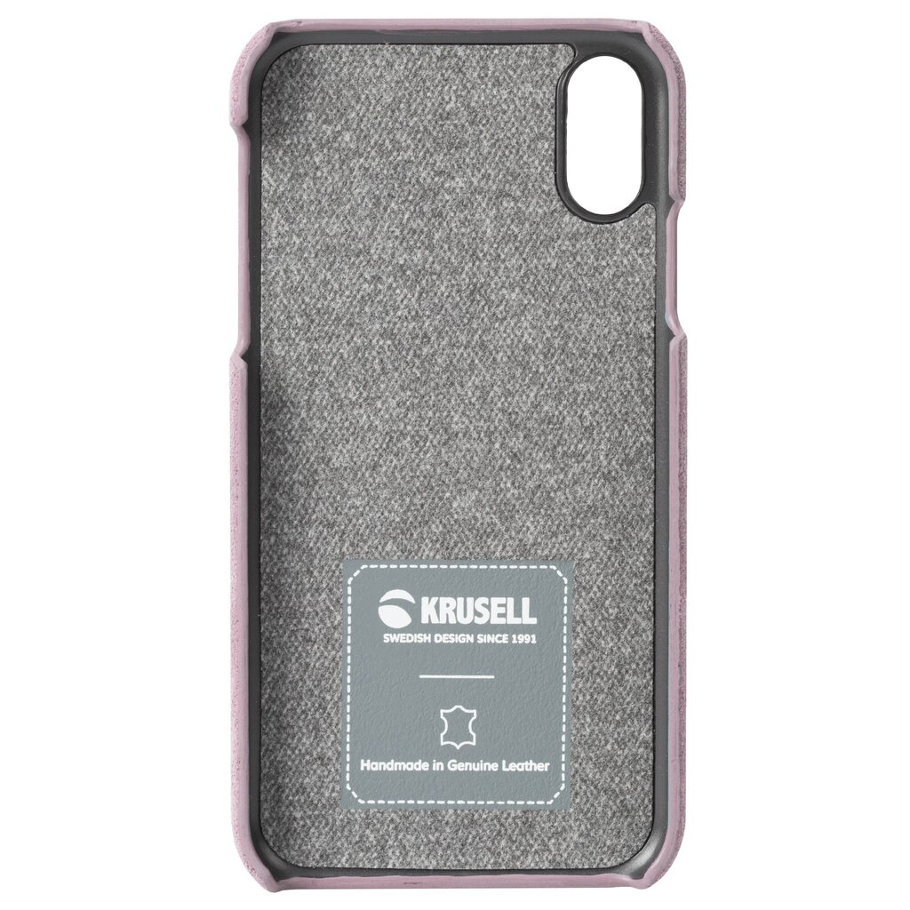 Krusell Broby Cover, skirtas Apple iPhone XR, rausvas kaina ir informacija | Telefono dėklai | pigu.lt