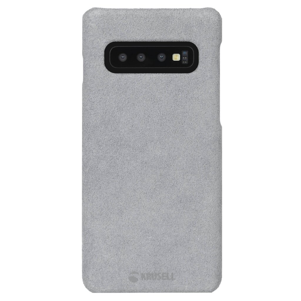 Krusell Broby Cover, skirtas Samsung Galaxy S10, pilkas kaina ir informacija | Telefono dėklai | pigu.lt