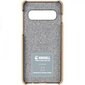 Krusell Broby Cover, skirtas Samsung Galaxy S10, rudas kaina ir informacija | Telefono dėklai | pigu.lt