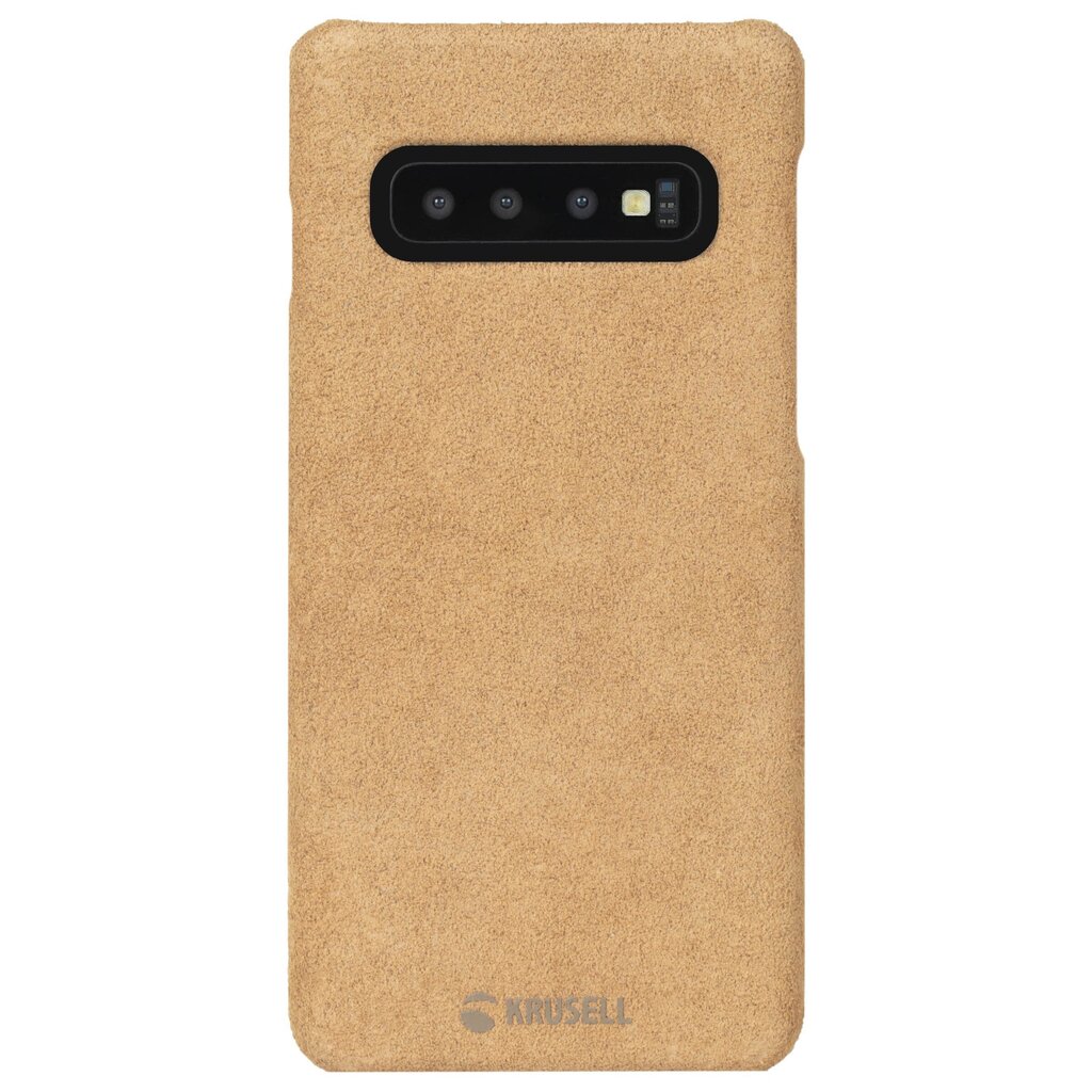 Krusell Broby Cover, skirtas Samsung Galaxy S10+, rudas kaina ir informacija | Telefono dėklai | pigu.lt