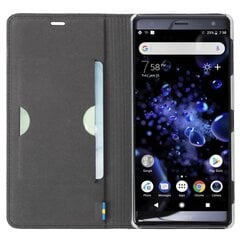 Krusell Malmo 2 Card FolioCase, skirtas Sony Xperia XZ2 Premium, juodas цена и информация | Чехлы для телефонов | pigu.lt