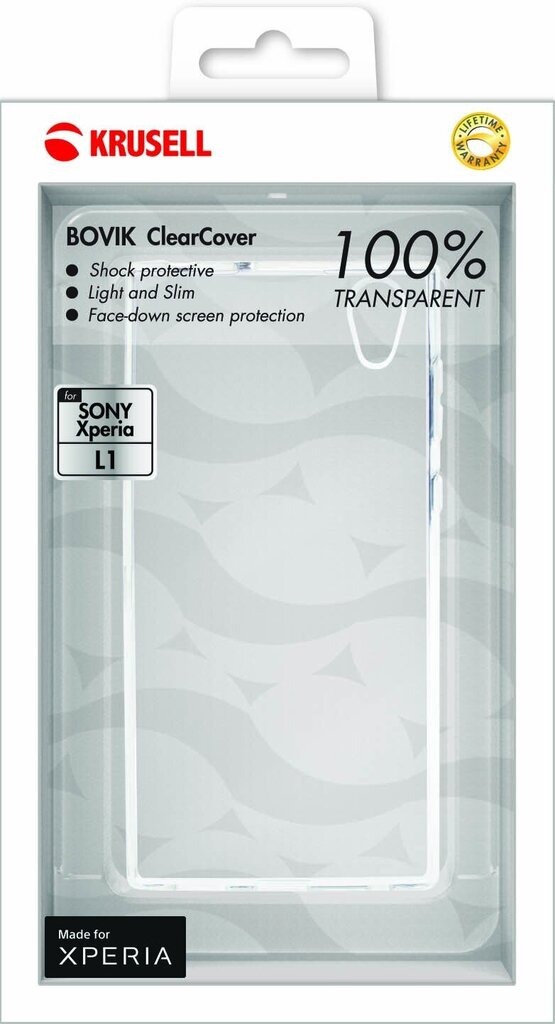 Krusell Bovik Cover skirtas Sony Xperia L1, Skaidri kaina ir informacija | Telefono dėklai | pigu.lt