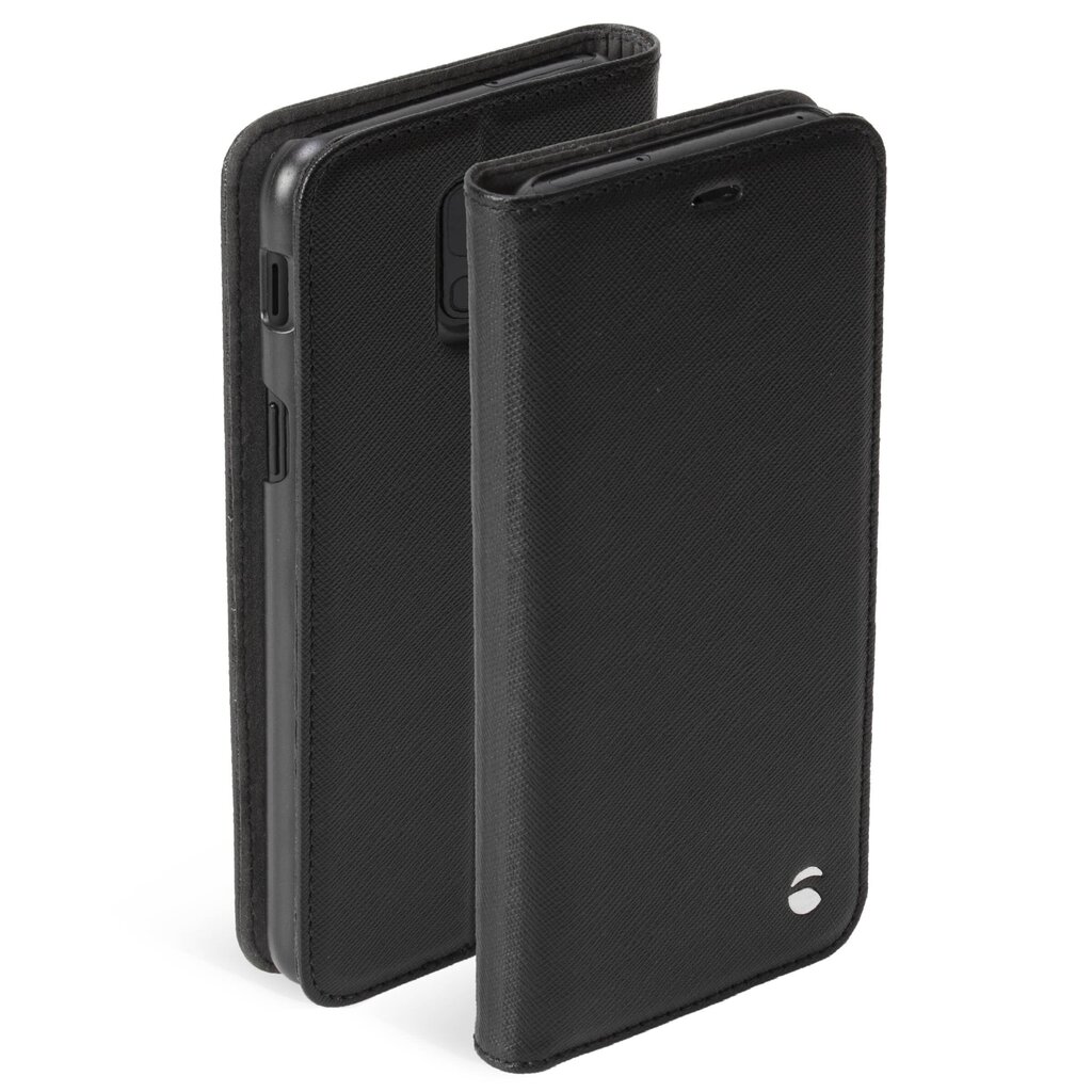 Krusell Malmo 2 Card FolioCase, skirtas Samsung Galaxy A6 (2018), juodas kaina ir informacija | Telefono dėklai | pigu.lt