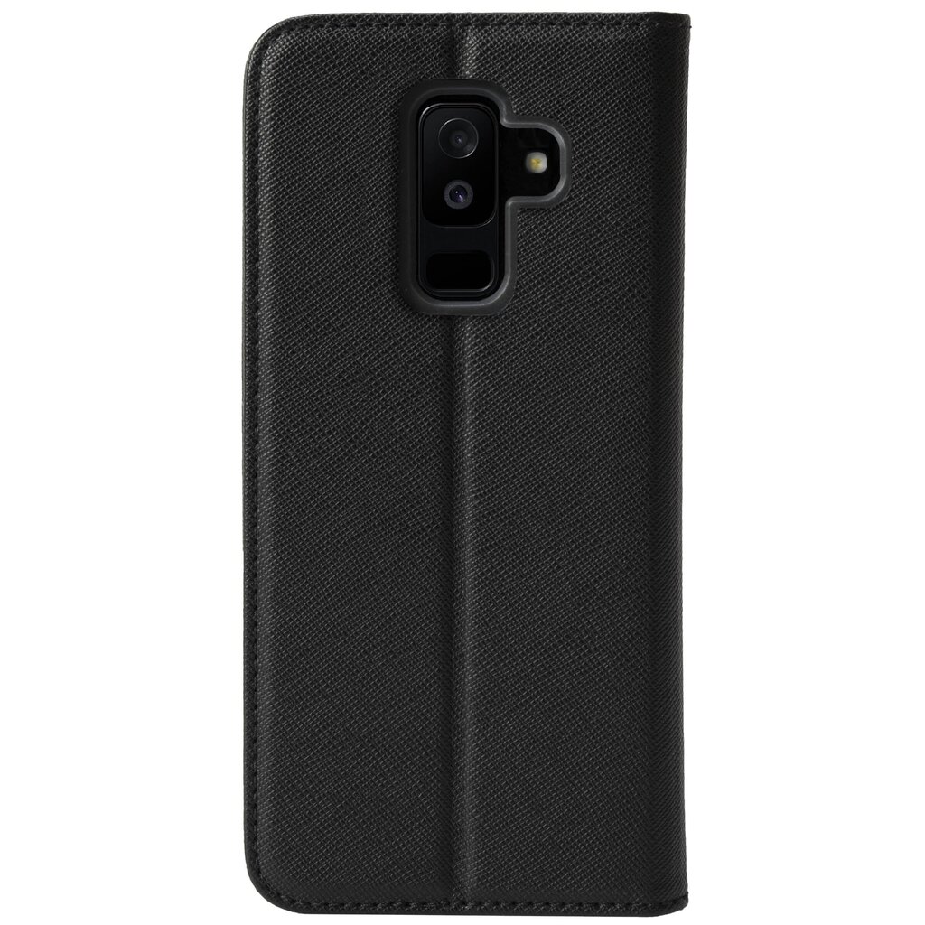 Krusell Malmo 2 Card FolioCase, skirtas Samsung Galaxy A6+ (2018), juodas kaina ir informacija | Telefono dėklai | pigu.lt