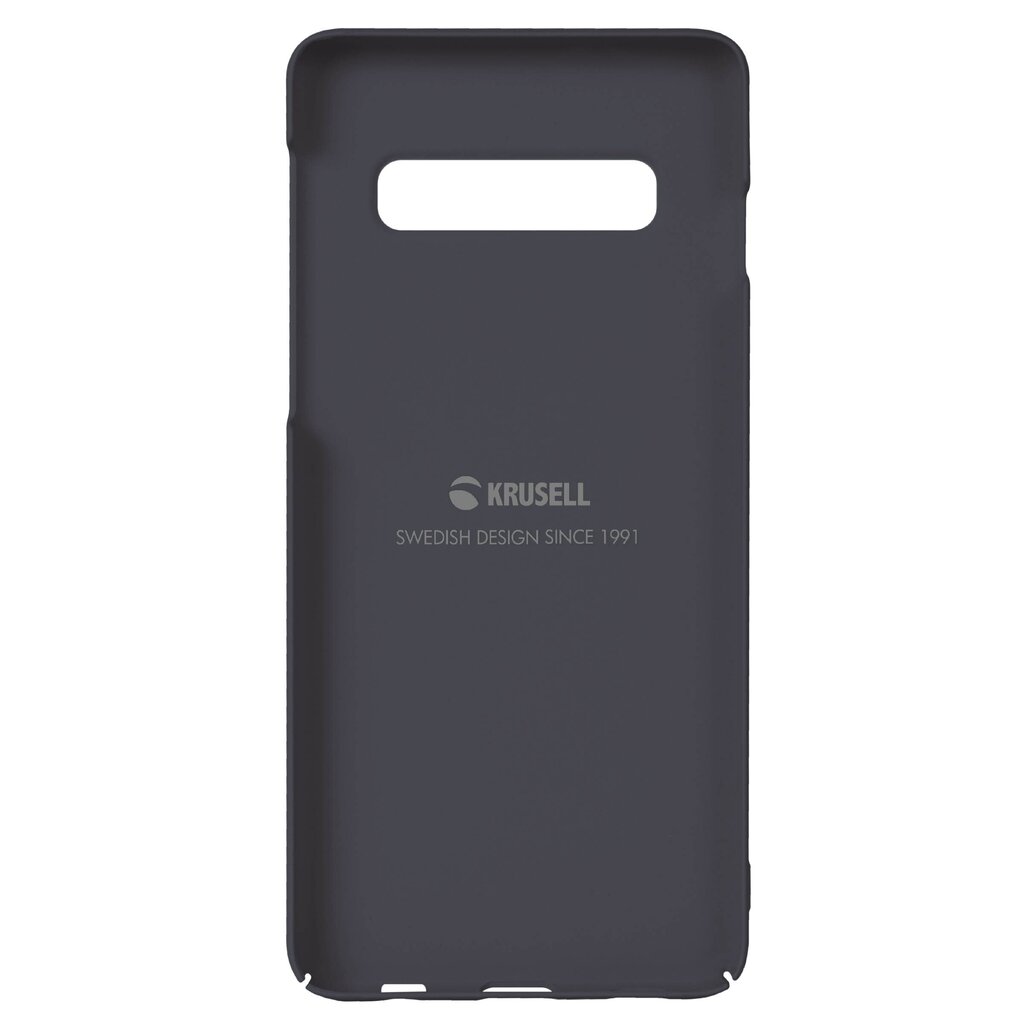 Krusell Sandby Cover, skirtas Samsung Galaxy S10+, pilkas kaina ir informacija | Telefono dėklai | pigu.lt