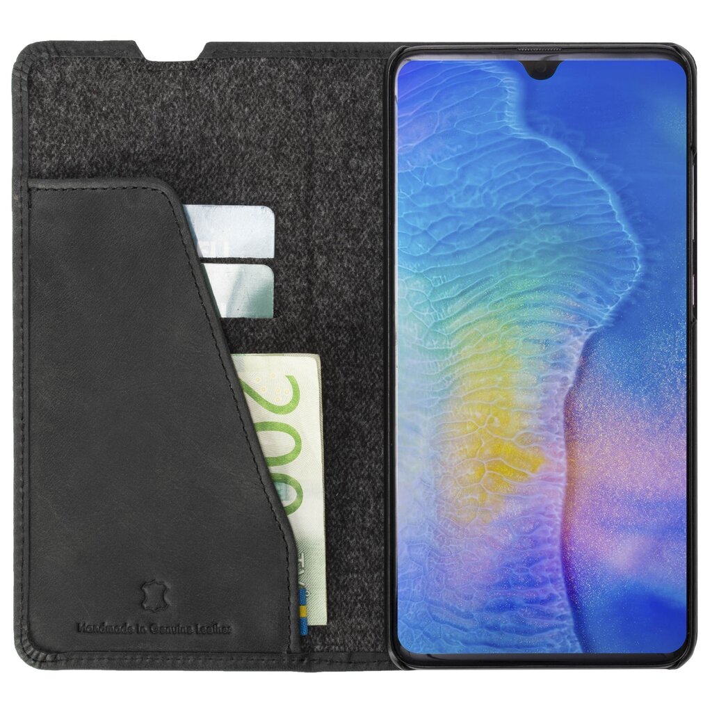 Krusell Sunne 2 Card Foliowallet, skirtas Huawei Mate 20, juodas kaina ir informacija | Telefono dėklai | pigu.lt