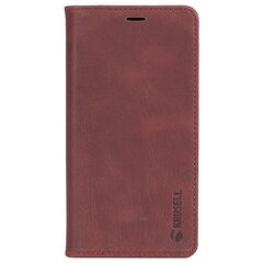 Krusell Sunne 4 Card FolioWallet, skirtas Apple iPhone X/XS, raudonas kaina ir informacija | Telefono dėklai | pigu.lt