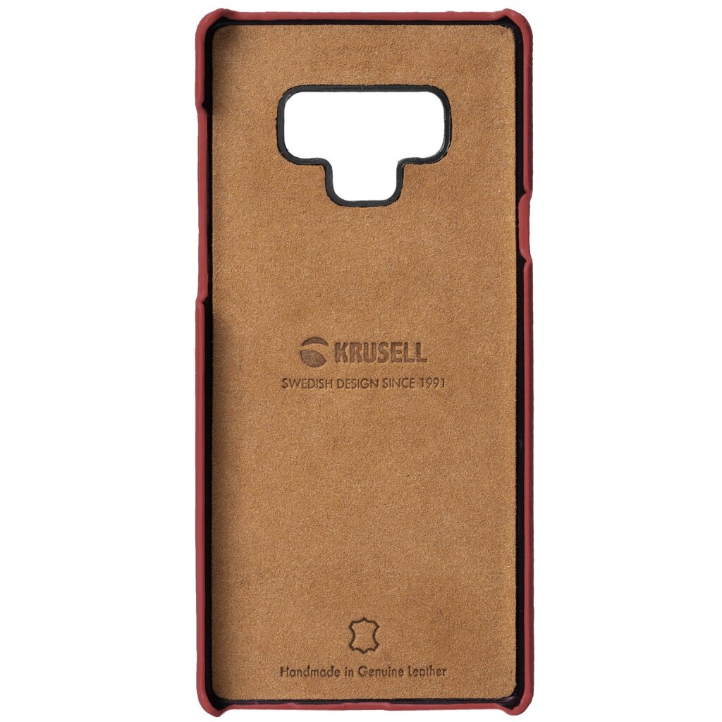 Krusell Sunne Cover, skirtas Samsung Galaxy Note9, raudonas kaina ir informacija | Telefono dėklai | pigu.lt