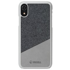Krusell Tanum Cover, skirtas Apple iPhone XR, pilkas kaina ir informacija | Telefono dėklai | pigu.lt