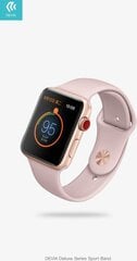 Браслет Devia Deluxe 44мм Apple Watch, розовый цена и информация | Аксессуары для смарт-часов и браслетов | pigu.lt