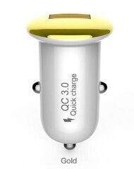 Devia Mushroom series car charger QC USB 3.0, 18W kaina ir informacija | Krovikliai telefonams | pigu.lt