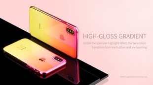 Чехол пластиковый Devia Aurora Apple iPhone XR розовый-желтый цена и информация | Чехлы для телефонов | pigu.lt