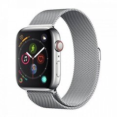 Devia strap Elegant Milanese for Apple Watch 44mm| 42mm silver цена и информация | Аксессуары для смарт-часов и браслетов | pigu.lt