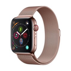 Браслет Devia Elegant Milanese 44мм Apple Watch, розово-золотистый цена и информация | Аксессуары для смарт-часов и браслетов | pigu.lt