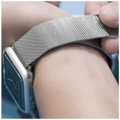 Devia strap Elegant Milanese for Apple Watch 40mm| 38mm silver цена и информация | Аксессуары для смарт-часов и браслетов | pigu.lt