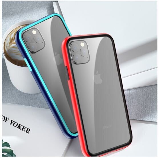 Comma Joy elegant anti-shock case, skirtas iPhone 11 Pro, žalia kaina ir informacija | Telefono dėklai | pigu.lt