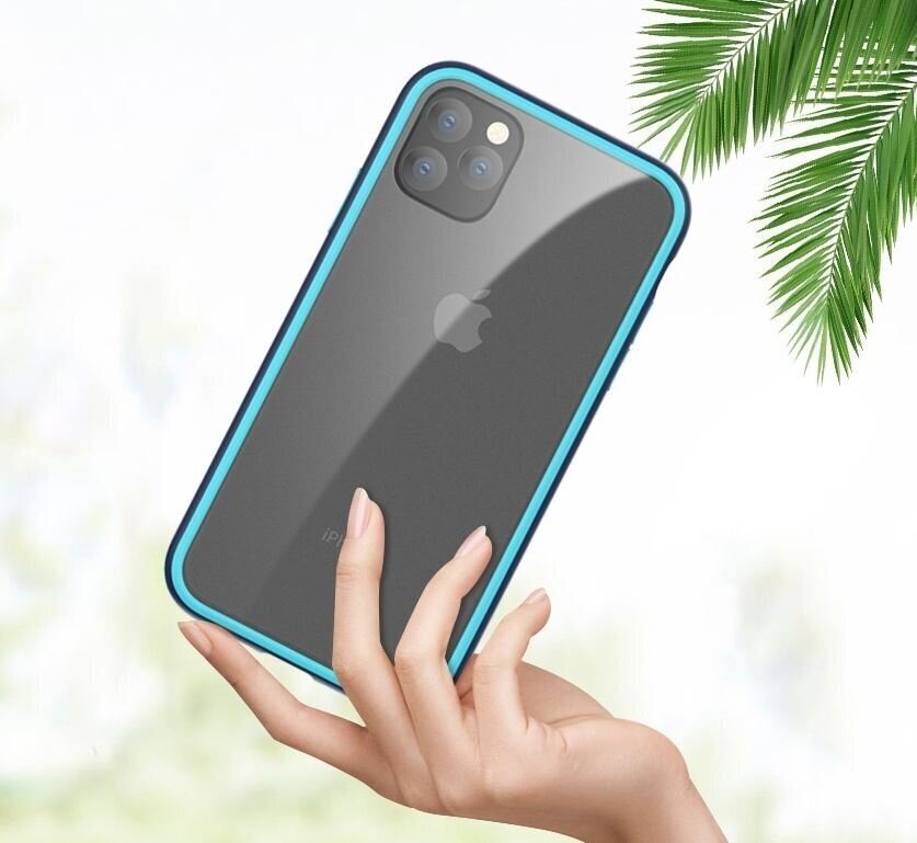 Comma Joy elegant anti-shock case, skirtas iPhone 11 Pro, mėlyna kaina ir informacija | Telefono dėklai | pigu.lt