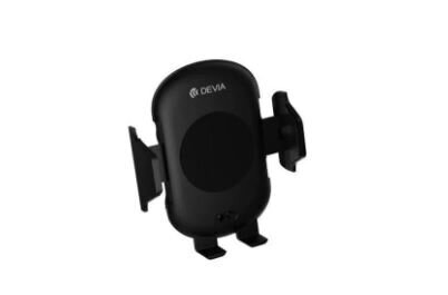 Telefono laikiklis su belaidžiu Qi krovikliu Devia Smart Series Infrared Sensor Car Mount kaina ir informacija | Telefono laikikliai | pigu.lt