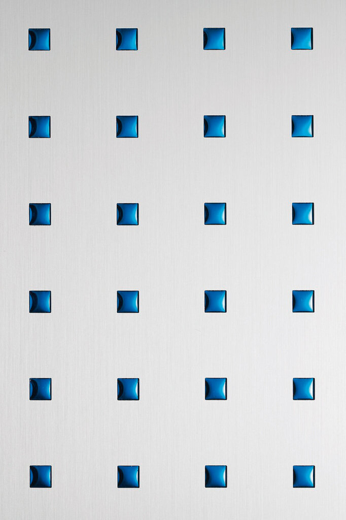 Dekoratyvinė plokštė su 3D mėlynais blizgiais kvadratais цена и информация |  Lubų, sienų dekoro elementai | pigu.lt