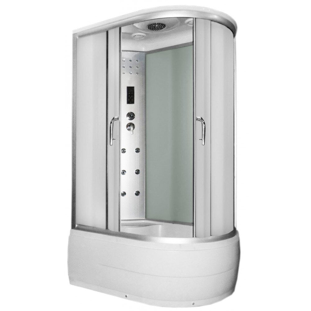 Masažinė dušo kabina ANABEL3 white kairė kaina ir informacija | Dušo kabinos | pigu.lt