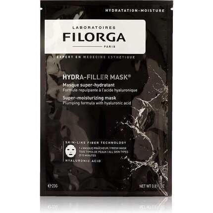 Drėkinamoji lakštinė veido kaukė Filorga Hydra-Filler 12 x 23 g kaina |  pigu.lt