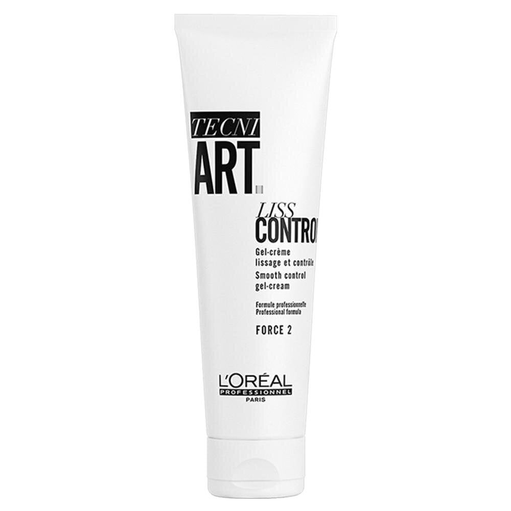 Plaukų kremas L'Oreal Tecni Art 2 Liss Control Gel-Creme 150 ml цена и информация | Plaukų formavimo priemonės | pigu.lt