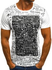 Marškinėliai vyrams Game, balti цена и информация | Мужские футболки | pigu.lt