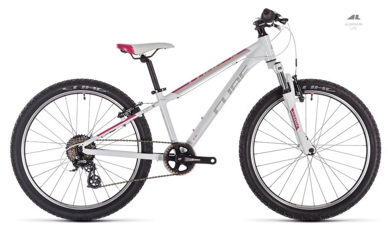 Mergaičių dviratis Cube Access 240 24" 2020, baltas kaina | pigu.lt