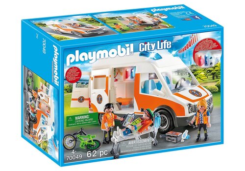 70049 PLAYMOBIL® City Life, Greitoji pagalba su garsais ir šviesomis kaina ir informacija | Konstruktoriai ir kaladėlės | pigu.lt