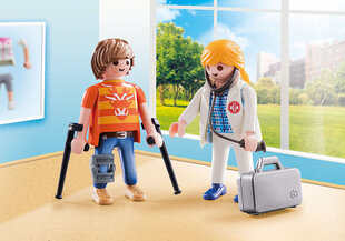 70079 PLAYMOBIL® DuoPack, врач и пациент цена и информация | Конструкторы и кубики | pigu.lt