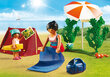 70087 PLAYMOBIL® Family Fun Didelis kempingas kaina ir informacija | Konstruktoriai ir kaladėlės | pigu.lt