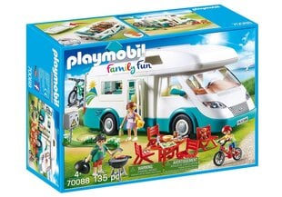 70088 PLAYMOBIL® Family Fun, Šeimos kemperis kaina ir informacija | Konstruktoriai ir kaladėlės | pigu.lt