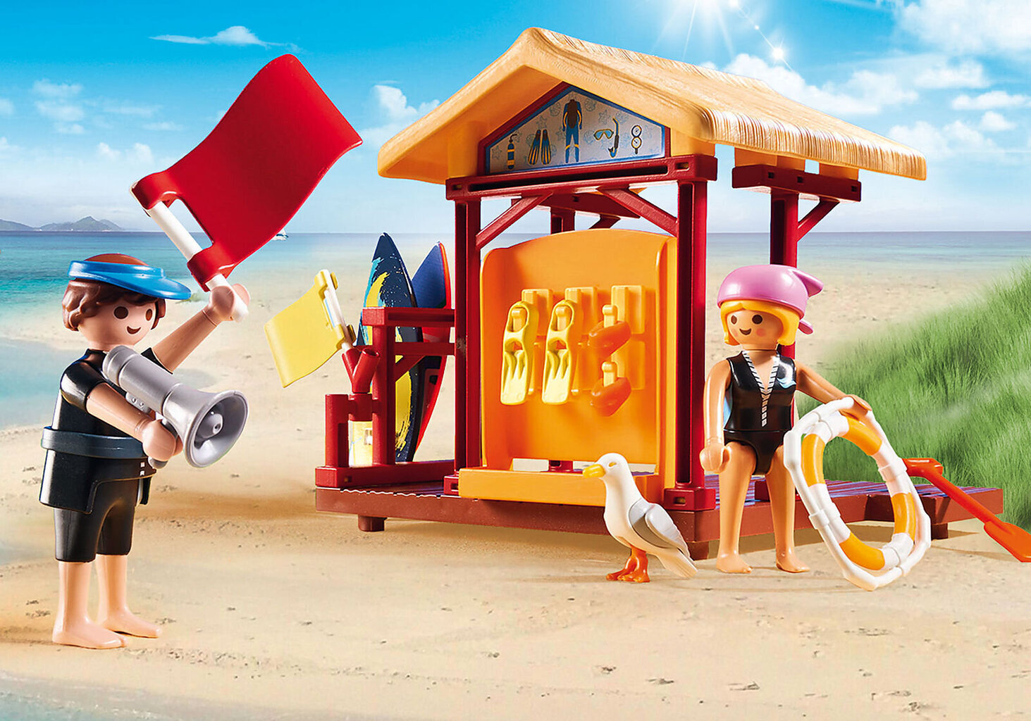 70090 PLAYMOBIL® Family Fun, Vandens sporto pamoka цена и информация | Konstruktoriai ir kaladėlės | pigu.lt