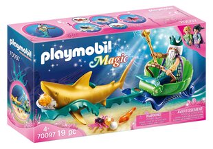 70097 PLAYMOBIL® Magic, Король моря с золотой акулой цена и информация | Конструкторы и кубики | pigu.lt