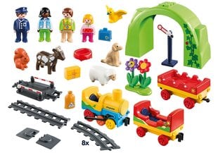 70179 PLAYMOBIL® 1.2.3., Мой первый набор поезда цена и информация | Конструкторы и кубики | pigu.lt