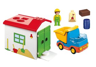 70184 PLAYMOBIL® 1.2.3., Самосвал с домиком-сортировщиком цена и информация | Конструкторы и кубики | pigu.lt