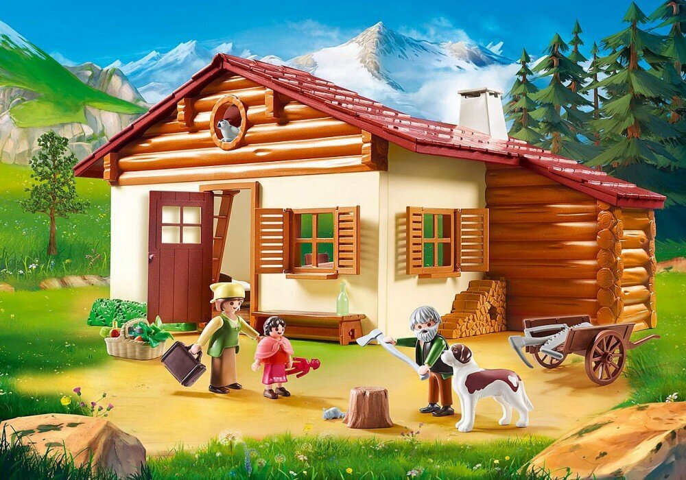 70253 PLAYMOBIL® Heidi, Heidi namelis Alpių kalnuose kaina ir informacija | Konstruktoriai ir kaladėlės | pigu.lt