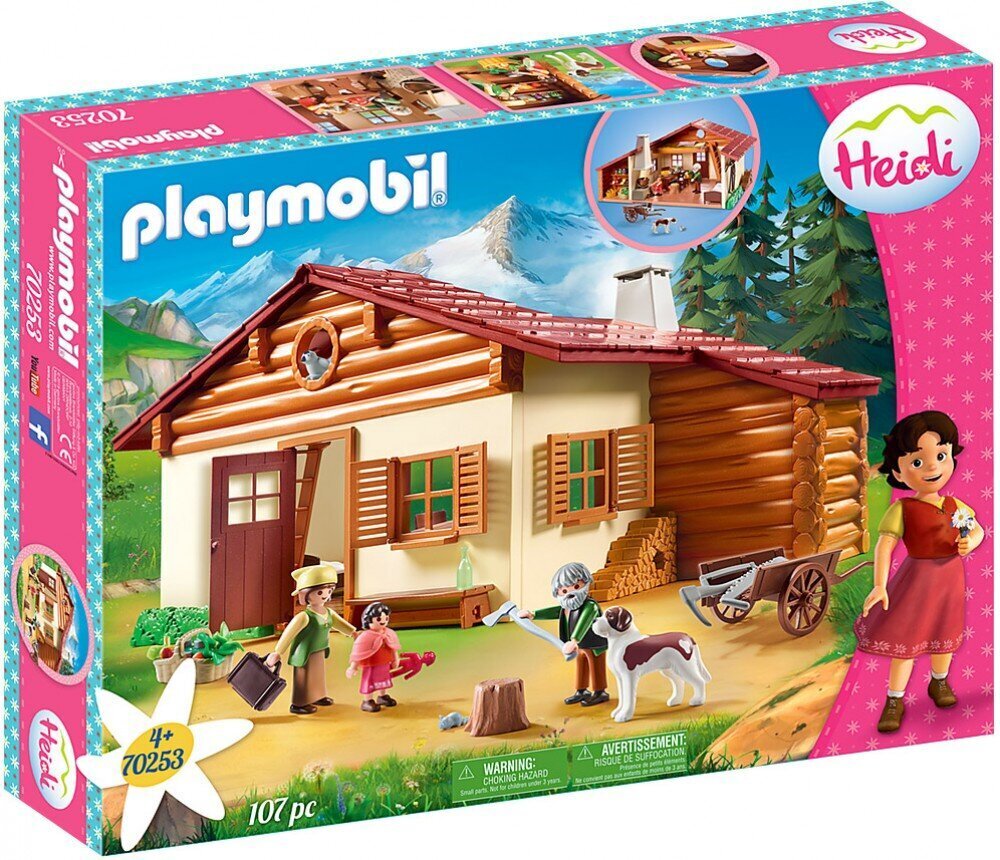 70253 PLAYMOBIL® Heidi, Heidi namelis Alpių kalnuose kaina ir informacija | Konstruktoriai ir kaladėlės | pigu.lt