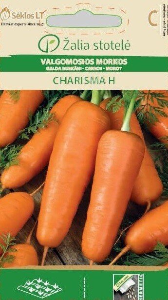 MORKOS VALGOMOSIOS CHARISMA H „ŽALIA STOTELĖ” 1 G kaina ir informacija | Daržovių, uogų sėklos | pigu.lt